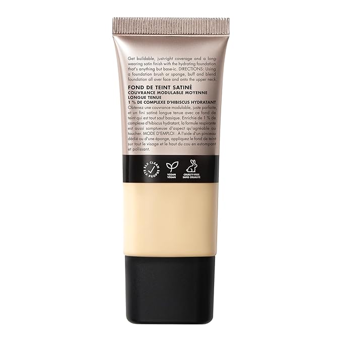 e.l.f. Soft Glam Foundation, Medium Coverage, Long-Lasting & Buildable Foundation For A Smooth, Satin Finish, Vegan & Cruelty-Free, 15 Fair Warm-Velvo Beauty