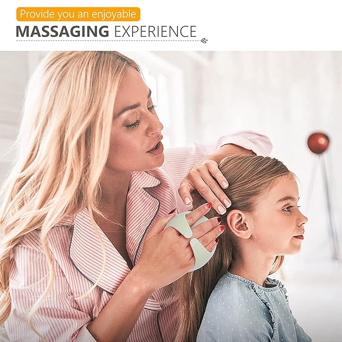 Sndyi 2 PCS Scalp Massager Shampoo Brush, Scalp Scrubber with Soft Silicone Bristles, Scalp Exfoliator for Dandruff Removal, Scalp Massager for Hair Growth, Wet Dry Hair Brush for Scalp Care-Velvo Beauty