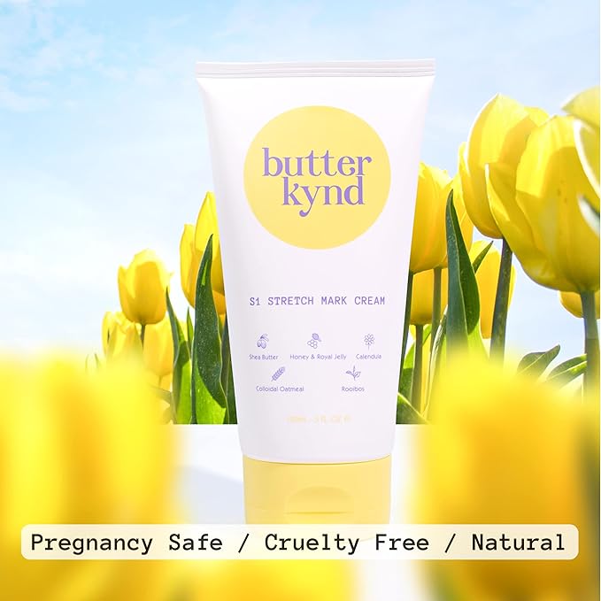 S1 Stretch Mark Cream, 150ml / 5oz, Lightweight Pregnancy Stretch Mark Cream-Velvo Beauty