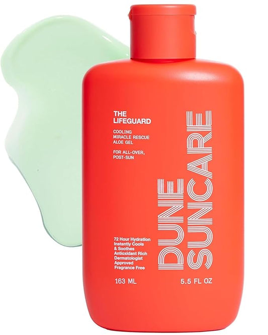 The Lifeguard Aloe Vera Sunburn Gel – After Sun Protection for Sunburn Relief with Minty Cooling – Fast-Absorbing Formula for Sun-Exposed Skin – Vegan, Non-Sticky, Hydrating Formula (5.5 Fl Oz)-Velvo Beauty