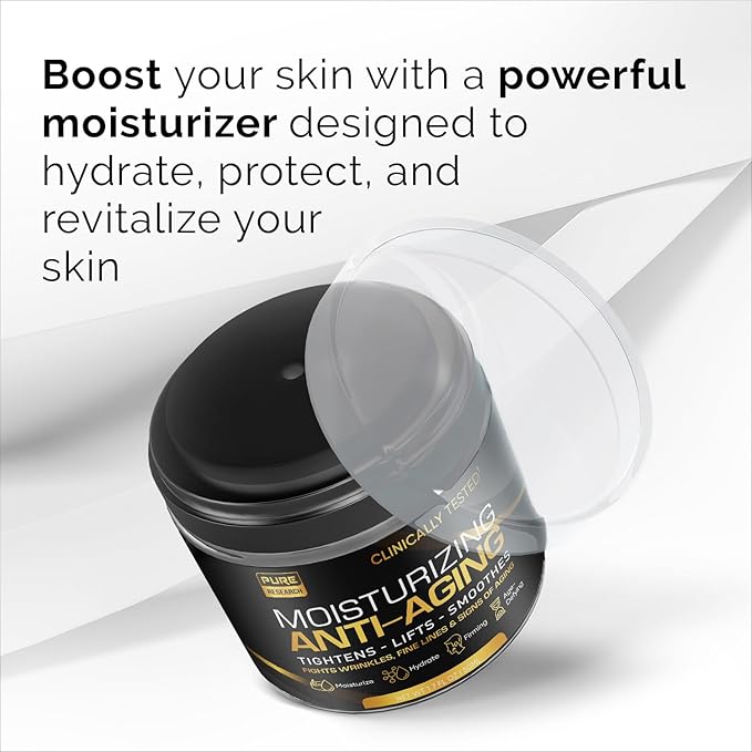 Men's Face Cream Moisturizer - Anti-Aging Cream For Men, Collagen, Retinol & Hyaluronic Acid - Day & Night - Facial Skin Care- Anti Wrinkle 1.7 oz-Velvo Beauty