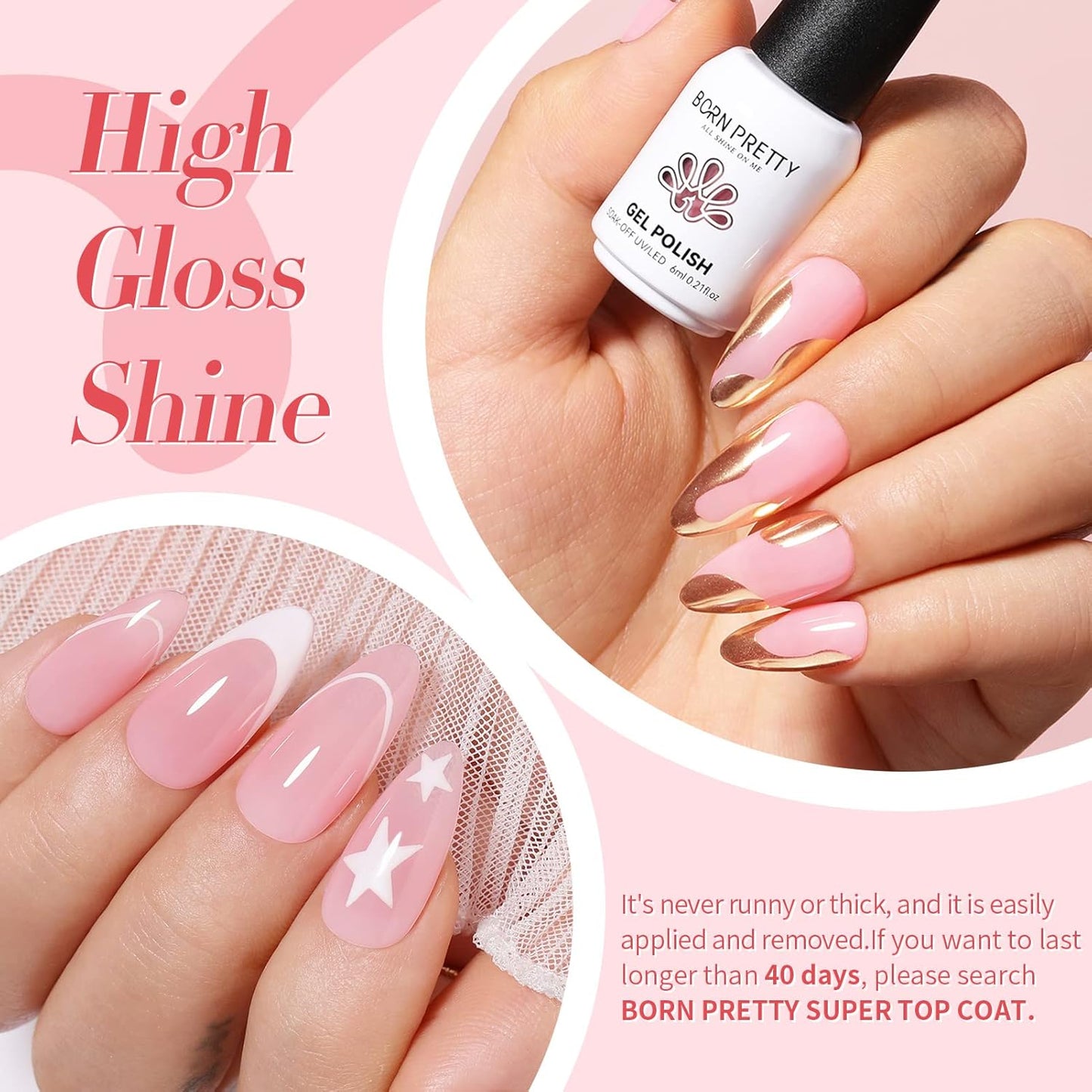 Born Pretty 28Pcs Jelly Gel Nail Polish Kit With U V Light 48W Nail Lamp 12 Colors Jelly Pink Nude Neutral Gel Polish Set with Base/Top Coat Manicure All-In-One Nail Gel Kit Ideal Gifts-Velvo Beauty