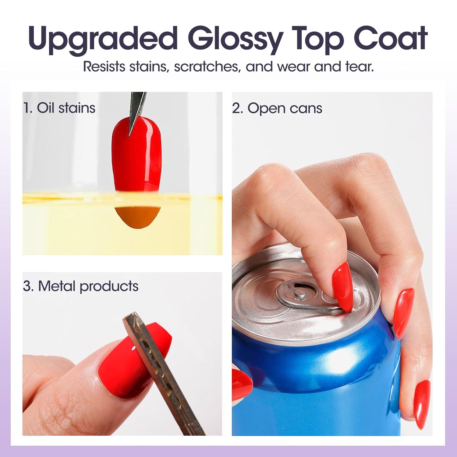 GELLEN Builder Gel for Nails and No Wipe Top Coat, 2Pcs 18ml Nail Builder Gel for Nail Extension & Strengthen and Glossy Top Coat-Velvo Beauty