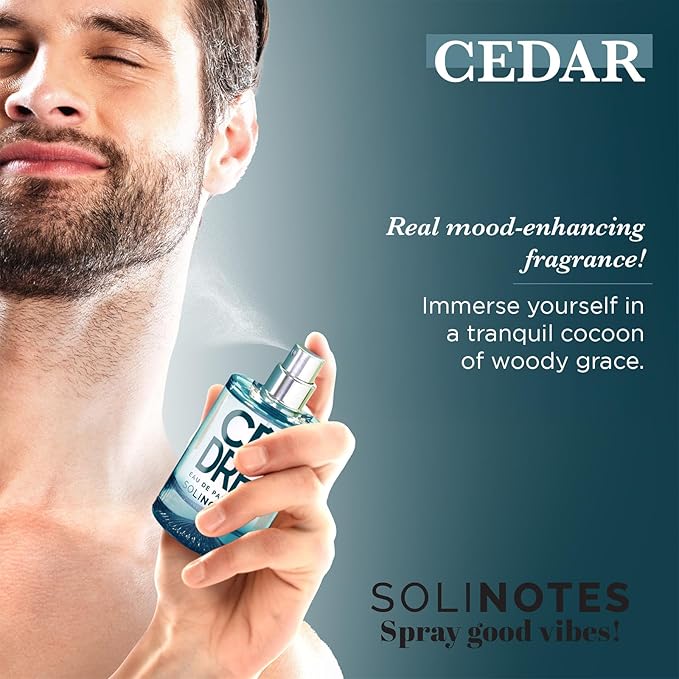 SOLINOTES Cedarwood Perfume for Men - Eau De Parfum | Refined Woody and Soothing Fragrance - Made in France - Vegan - 1.7 fl.oz-Velvo Beauty