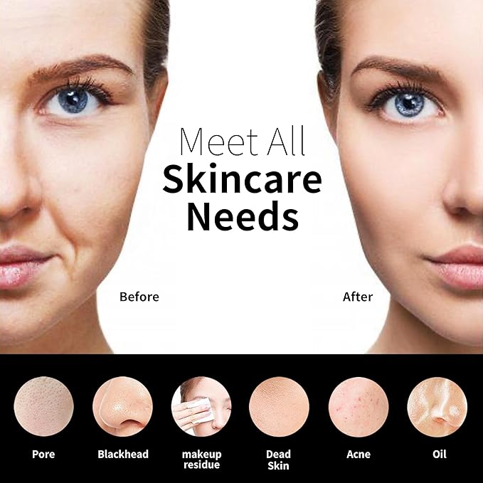 Silicone Face Scrubber, NågraCoola CLIE 2.0 Facial Cleansing Brush, Rechargeable, Waterproof Face Scrub Brush for Cleansing, Exfoliating, Massaging, Electric Facial Exfoliator for Women and Men - Oat-Velvo Beauty