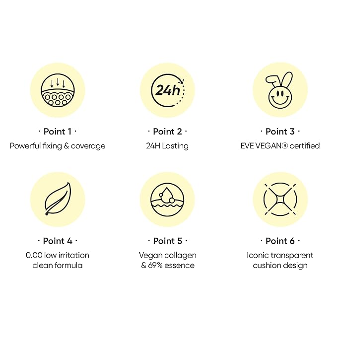 Meta Fixing Cushion Foundation 1.5 NATURAL | Clear Beige Pink | Matte, glow, long-lasting, double coverage, clean beauty, lightweight, natural look, foundation for sensitive skin, hydrating cushion-Velvo Beauty