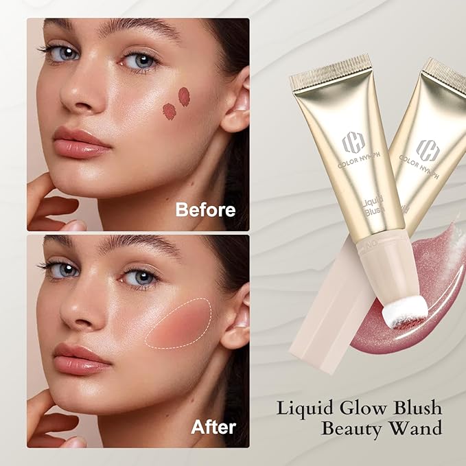 Color Nymph Beginners Makeup Kit for Teens Girls with Cosmetic Bag, Girls Makeup Kit For Women included 9 Color Eyeshadow Palette Concealer Liquid Blush Eyeliner Lipgloss-Velvo Beauty