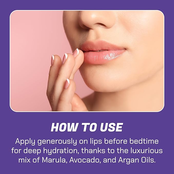 Sweet Dreams Sleeping Lip Mask - Overnight Lip Mask - Organic Lip Balm & Moisturizer - Hydration - Rich in Antioxidants - Paraben & Sulfate Free - Travel Size - For Men & Women - 0.7 oz-Velvo Beauty