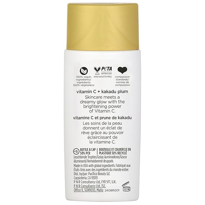 Pacifica Sunset Glow Drops – Face Bronzer - Vitamin C Face Bronzing Makeup for Instant Sun-Kissed Glowing Illuminator & Hydrating Skin Tint | Buildable Highlighter Drops Vegan Dermatologist Tested-Velvo Beauty