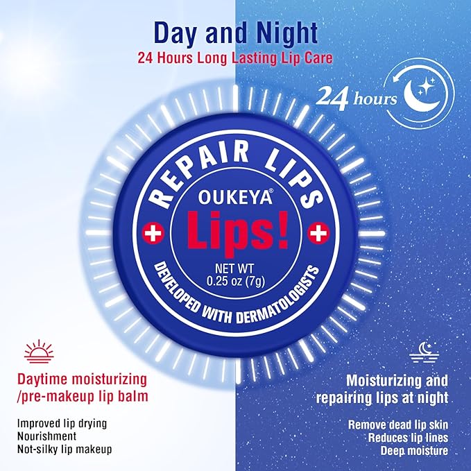 Lip Balm Treatment with Beeswax, Peppermint Oil,Natural Formula Lip Balm with Vitamin E & C Lips Daily Conditioning 24 hrs Long-lasting Moisture, Gentle Exfoliation Prevent Dryness & Chapping-Velvo Beauty