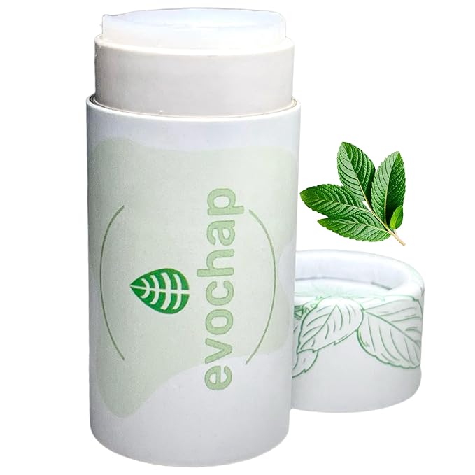 All Natural Luxury Lip Balm - Moisturizing For Smooth and Soft Lips - Pure Ingredients, Long Lasting, Eco-Friendly - Hydrates Dry and Chapped Lips - Push Up Paper Tube, Mint Flavor-Velvo Beauty