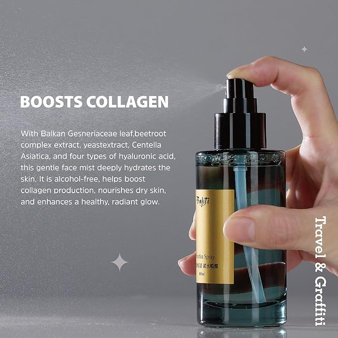 Haberlea Face Mist – Natural Rose-Scented, Alcohol-Free Facial Spray for All-Day Hydration & Pre-Makeup Use – Soothing Toner Mist for Dry, Sensitive Skin – Made in Taiwan – 100ml-Velvo Beauty