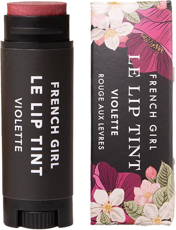 French Girl Le Lip Tint - Moisturizing & Hydrating Lip Balm for Sheer, Buildable Coverage & Shine, Clean Formula, Organic Ingredients, Vegan & Cruelty-Free-Velvo Beauty