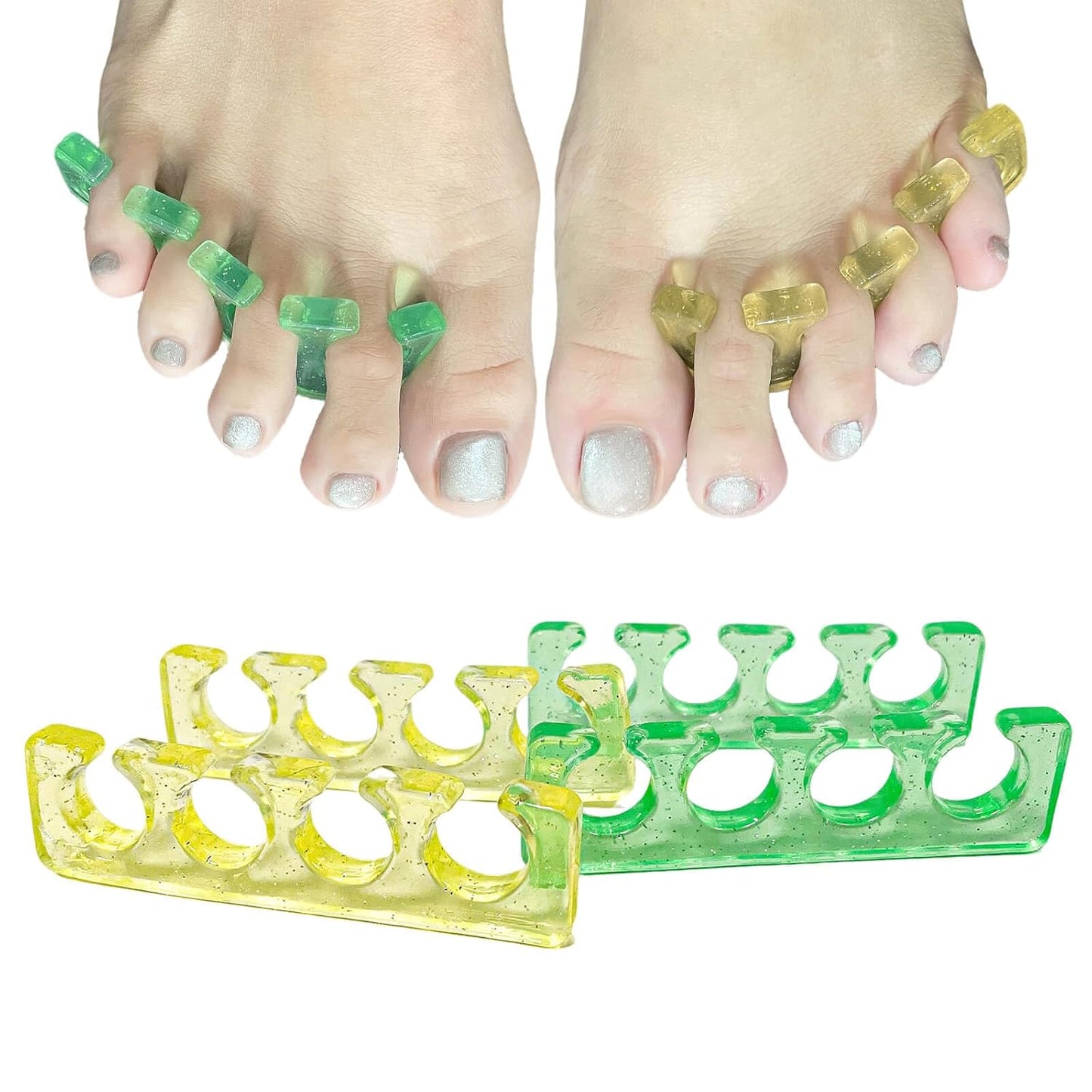 Toe Nail Separator,Toe Separators,Toe Separators Use for Separation of Toenails or Nails as Well as Polishing of Nail Polish.-Velvo Beauty