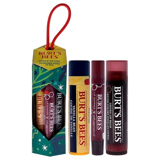 Burts Bees Mistletoe Kiss Red Holiday Gift Kit, 1 EA-Velvo Beauty