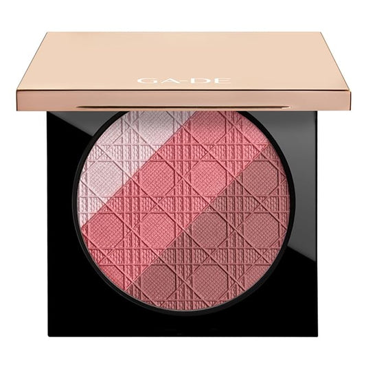 Glow FX Natural Face Palette - Blush for Cheeks, Bronzer Powder, and Highlighter Makeup - Enriched with Jojoba Oil - 139 Blooming Chic - 0.42 oz-Velvo Beauty
