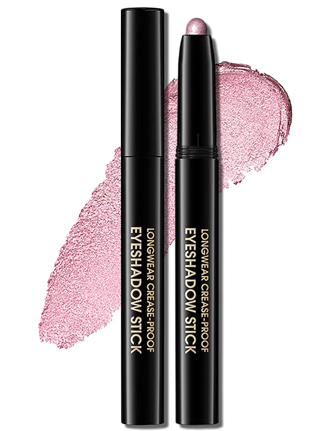 Erinde Waterproof Eyeshadow Stick, Cream Eye Shadow Stick, Long-Lasting, Crease-Proof, Cream to Powder Buildable & Blendable Eye Shadow Pencils Crayon, Vegan & Cruelty-Free, 08 Fancy-Velvo Beauty