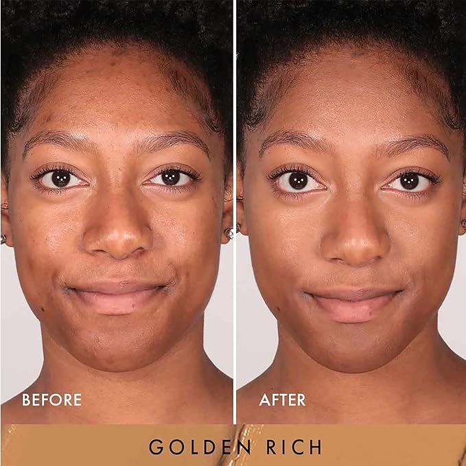 Wander Beauty Dualist Matte and Illuminating Concealer Makeup - Golden Rich - Dual-Ended Matte Concealer Stick + Liquid Concealer - Full Coverage Concealer Brightens & Hydrates Under Eyes - 0.28 fl oz-Velvo Beauty