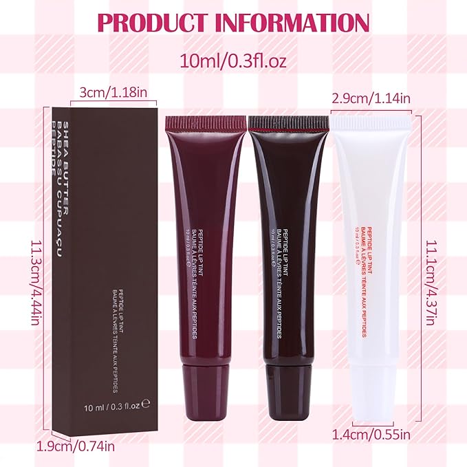 DAGEDA 3Colors Lip Glowy Balm Set, Hydrating Lip Balm Shine Lip Glow Oil, Clear Plumping Lip Gloss Tinted Jelly Balm, Natural Lip Care Makeup Glossy Lip Moisturizer for Dry Cracked Lips(B)-Velvo Beauty