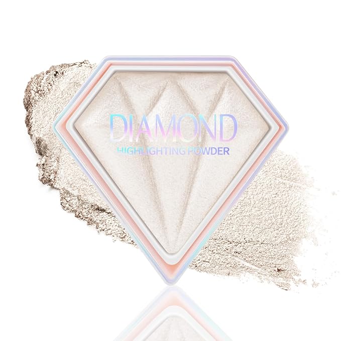Boobeen Highlighter Makeup Palette, Baked Highlighter Bronzer Powder Palette, Shimmer Illuminator Contour Highlighter Powder for Face, Pearl Shine Shades Waterproof Long Lasting-Velvo Beauty