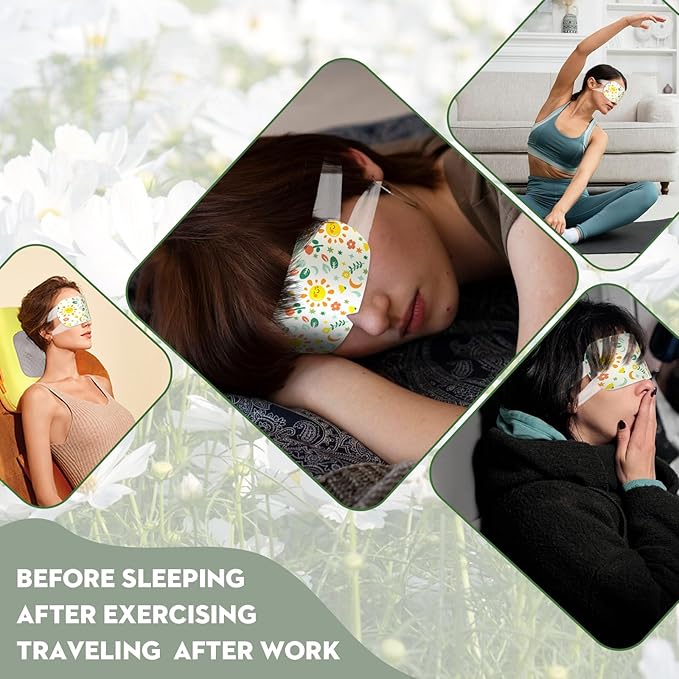 Steam Eye Mask,21PACKS Self Heated Eye Mask,Disposable Soothing Eyes Moisturizing Heat Eye Mask Warm and Comfy for Migraines Tired Eyes Dry Eyes-Velvo Beauty