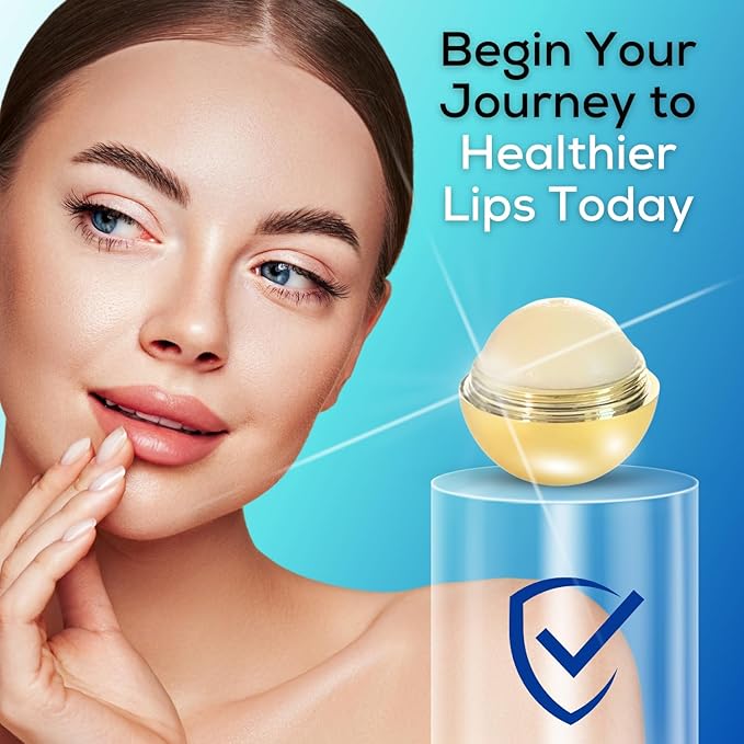SoftBeso Lip Balm| Gold-Vanilla Flavor| Vegan Lip Care|Clean Ingredients | Lip Balm for Beautiful, Soft Lips | Hydrating & Nourishing Lip Care Products | Premium Lip Balm Ball-Velvo Beauty