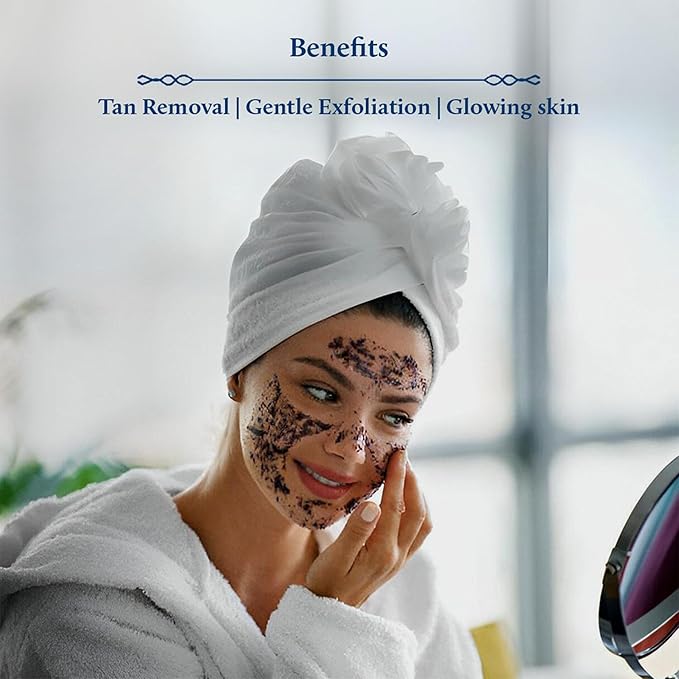 Blue Nectar Coffee Bean Natural Cleanser, 3-in-1 Cleanser, Face Scrub & Face Pack for Skin Repairing & De tan Removal, 100% Natural with Multani Mitti Powder (3.52 Oz11 Herbs)-Velvo Beauty