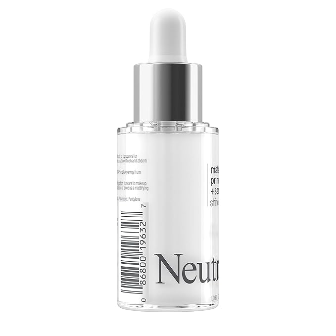 Neutrogena Shine Control Matte Booster Face Primer & Serum, Skin-Mattifying Serum-to-Primer with Rice Protein, Absorbs Excess Oil & Keeps Skin Shine Free, 1.0 fl. oz-Velvo Beauty