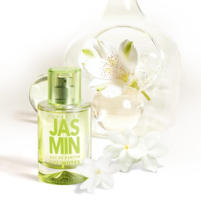 SOLINOTES Jasmine Flower Perfume for Women - Eau De Parfum | Delicate Floral and Soothing Scent - Made in France - Vegan - 1.7 fl.oz-Velvo Beauty