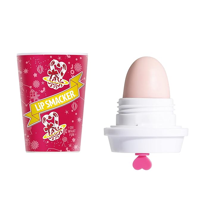 Lip Smacker Holiday Christmas Flavored Lip Balm Frappe Peppermint Stocking Stuffer Gift For Kids-Velvo Beauty