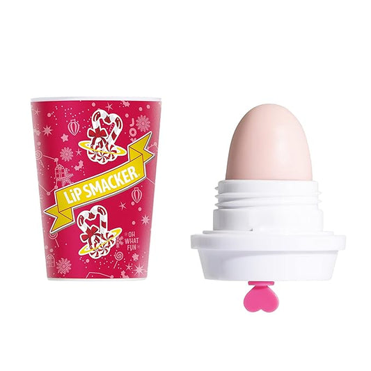 Lip Smacker Holiday Christmas Flavored Lip Balm Frappe Peppermint Stocking Stuffer Gift For Kids-Velvo Beauty