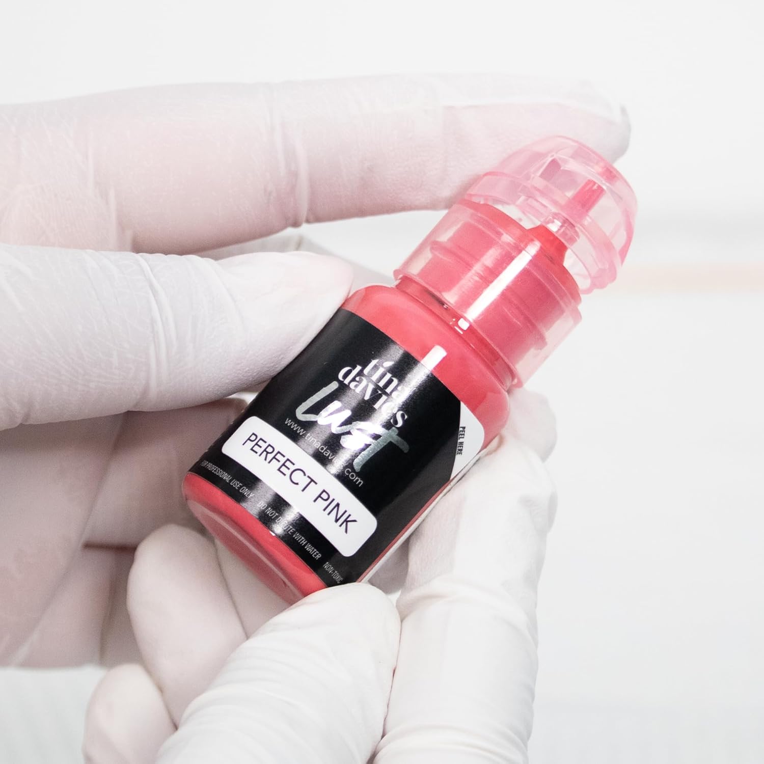 Tina Davies Professional Envy & Lust Lip Pigments - Permanent Lip Makeup - Colors Heal True to Tone - High Retention - Lust Perfect Pink, 1/2oz/15ml Bottle-Velvo Beauty