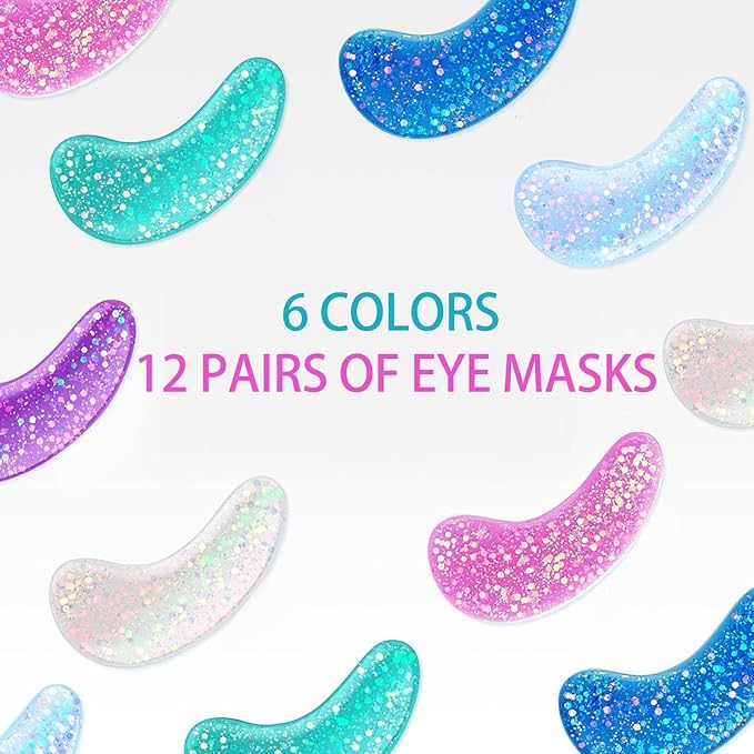 Under Eye Patches For Dark Circles, 12 Pairs Collagen Eye Patches, Natural Marine Collagen Under Eye Patches, Dark Circle Eye Patches, Undereye Mask For Dark Circles, Wrinkles & Eye Bags-Velvo Beauty