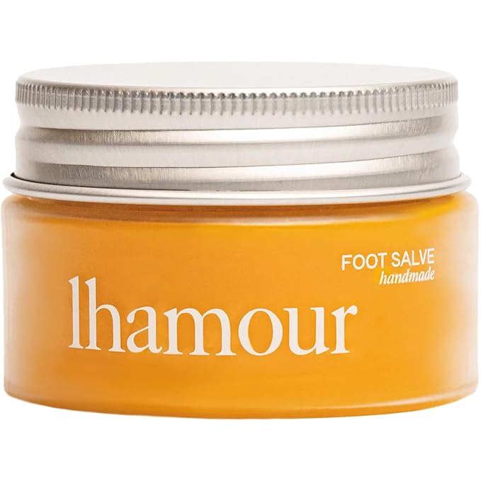 Natural Foot Salve for Dry Cracked Feet – 100% Organic Formula with Beef Tallow, Sea Buckthorn, Thyme & Peppermint Oil – Heel Balm Foot Cream for Rough Skin & Callus Care – 1.06 oz-Velvo Beauty