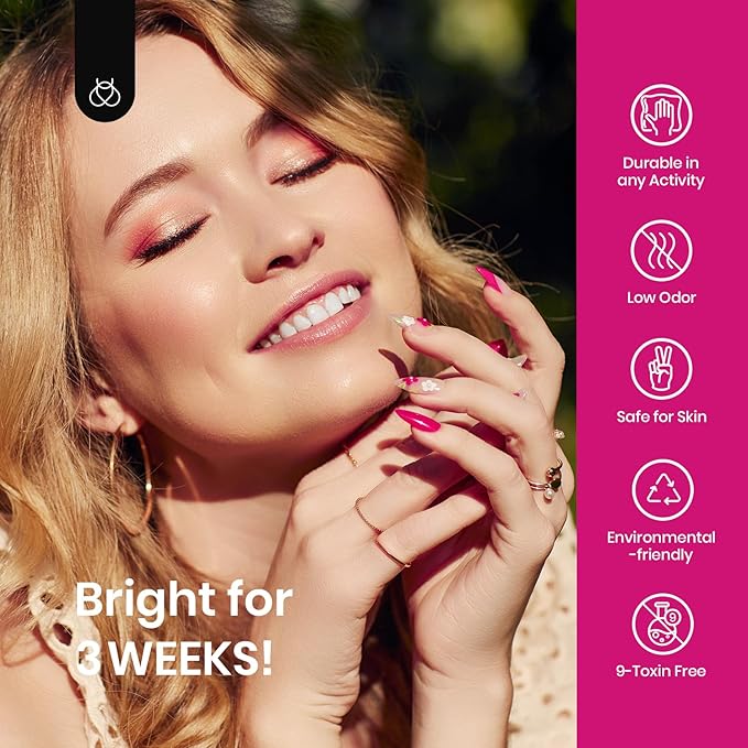 beetles Gel Polish Set - Hot Pink Green Blue Orange Gel Nail Polish Rainbow Boundless Energy Collection Holiday Nail Art Design Soak Off Uv LED Manicure DIY Home-Velvo Beauty