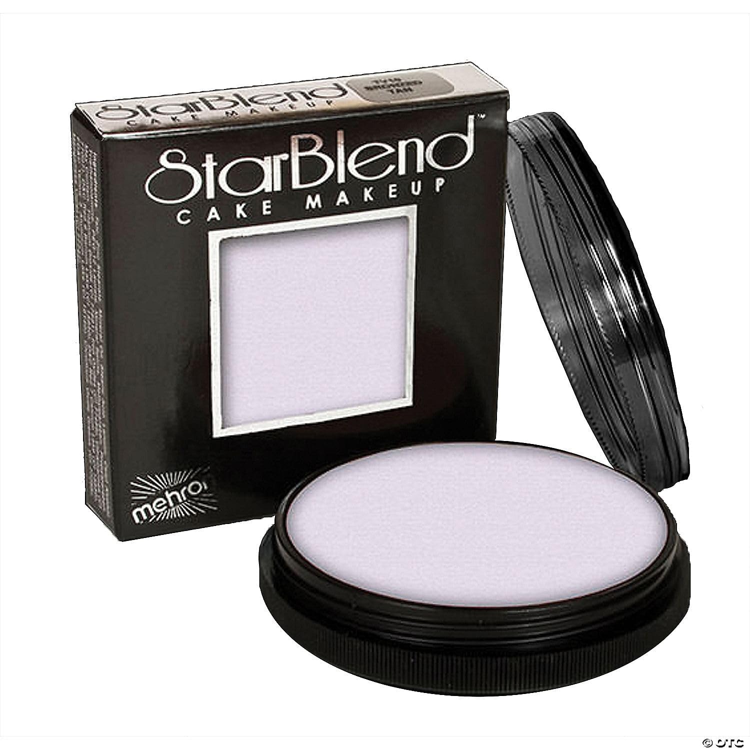 Mehron Makeup StarBlend Cake Makeup | Wet/Dry Pressed Powder | Powder Foundation | Sable Brown Face Paint & Body Paint 2 oz (56g)-Velvo Beauty
