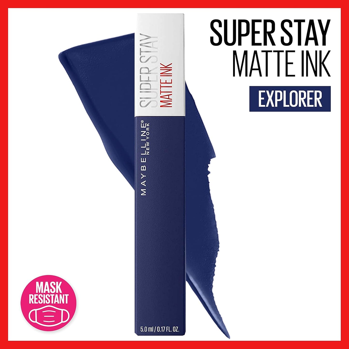 Maybelline New York SuperStay Matte Ink Liquid Lipstick, City Edition, Explorer, 0.17 Ounce-Velvo Beauty
