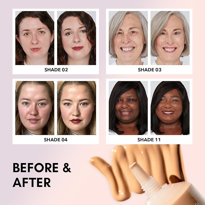 Clover Skin Is In Serum Foundation | Hydrating Face Serum, Lightweight Foundation, Cruelty-Free & Vegan | With Squalane And Sunflower Seed Wax | 30 ml - Shade 06 (Medium)-Velvo Beauty