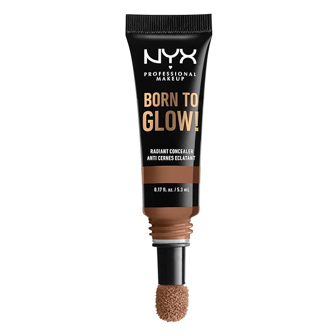 NYX PROFESSIONAL MAKEUP Born To Glow Radiant Concealer, Medium Coverage - Warm Caramel-Velvo Beauty