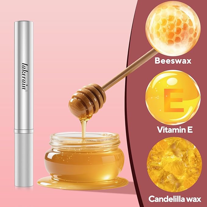 Honey Lipstick Tinted Lip Balm, Sheer Lightweight Lip Stain for All Skin Tones, Moisturizing Nourishing Lipstick for Women All Skin Tones, a Hint of Natural Cherry Tint, Pack of Black & Pink-Velvo Beauty