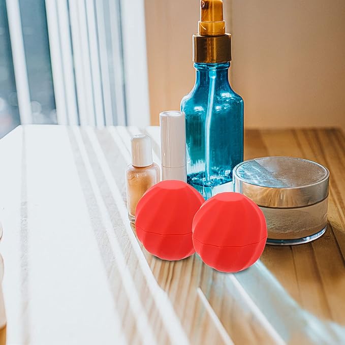 FRCOLOR Lip Balm Tubes Jar Lip Gloss 10Pcs Empty Lip Lip Balm Bottles Filling Lipstick Box Empty Lip Balm Sphere Containers Balm Sphere Containers Lip Balm Tube Refillable Lip Balm Containers-Velvo Beauty