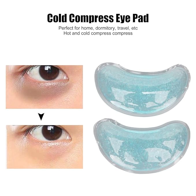 Under Eye Gel Pads Patches, Under Eye Pads for Eye Strain Swelling Dark Circle, Reusable Under Eye Masks for Dark Circles, Portable Eye Patches for Puffy Eyes-Velvo Beauty
