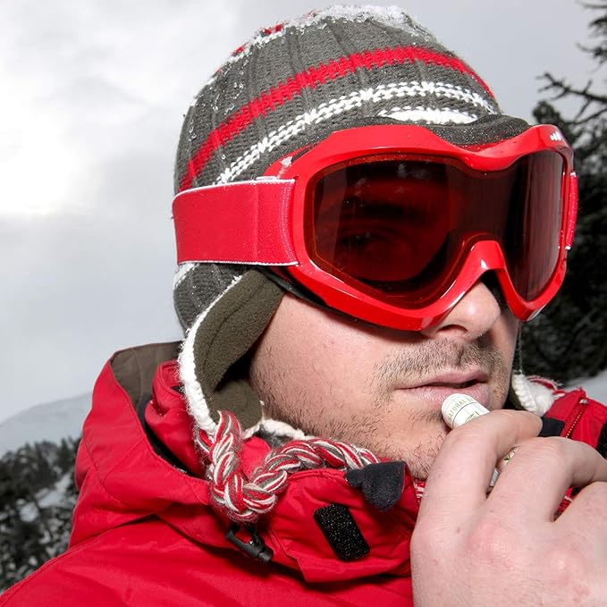 7-Pack Green Tea Lip Balm Gift Set by Naturistick. 100% Natural Ingredients. Best Beeswax Chapstick for Dry, Chapped Lips. Made in USA-Velvo Beauty