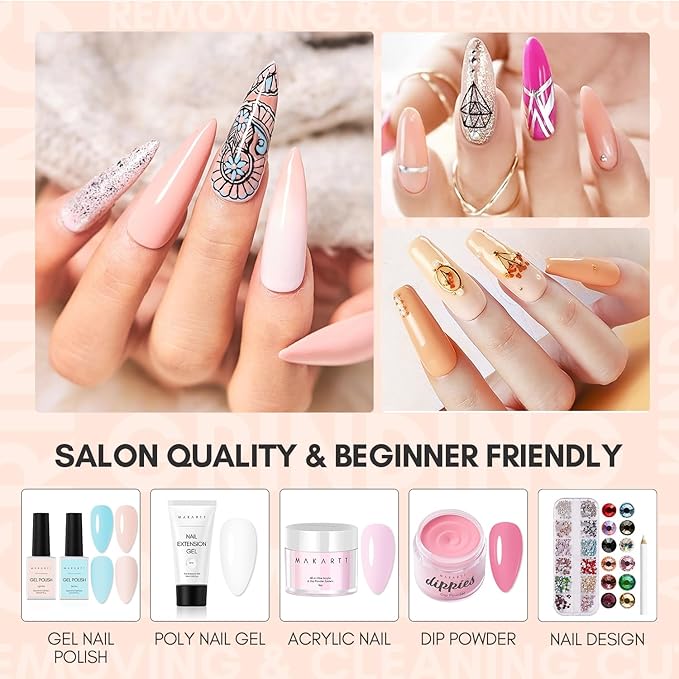 Makartt Gel Top Coat No Wipe, 15ML Clear Top Coat Gel Nail Polish, High Gloss Shine Finish Long Lasting Soak Off UV Nail Lamp Need for Acrylic Nails, Salon Quality Home DIY Manicure-Velvo Beauty