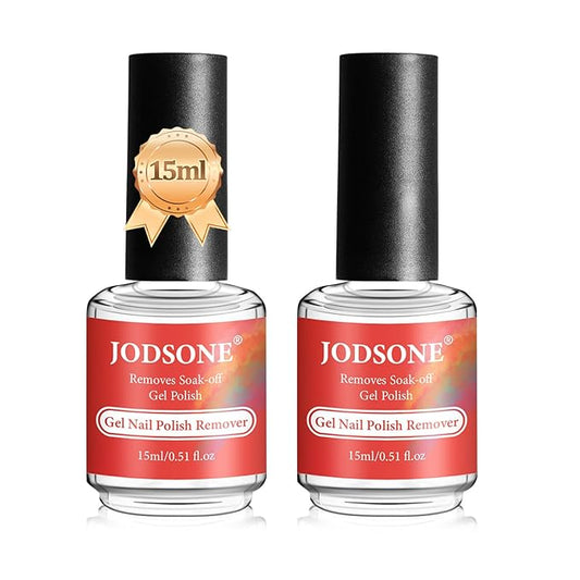 JODSONE Gel Nail Polish Remover 2Pcs Gel Nail Polish Remover 3-5 Minutes Gel Remover Quick-Velvo Beauty