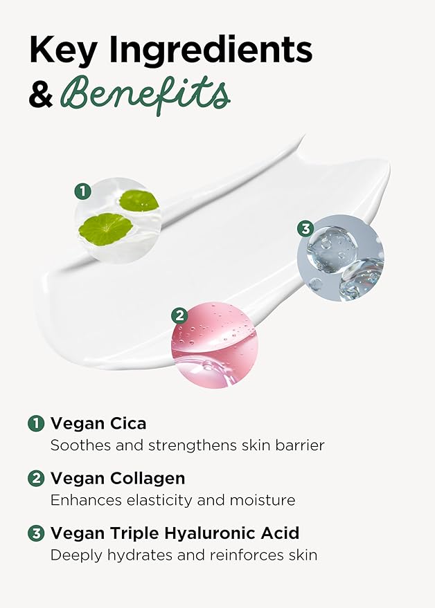 Bewants gua sha neck cream roller, korean neck cream with massage roller, rapid lift neck serum roll on, moisturizer for tightening skin with centella asiatica (2 Pack)-Velvo Beauty