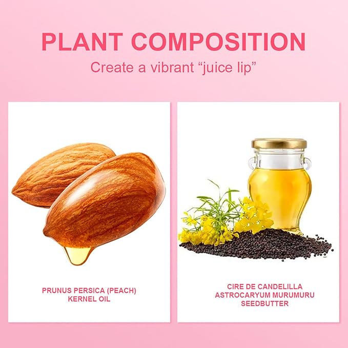 Lip Glowy Balm Hydrating Sleeping Lip Mask, Shine Glossy Finish Lip Oil - Reduce Lip Lines, Enhance Lip Color, Moisturizing & Plump Dry Chapped Lips Care Non-Sticky Lip Balm (#2 Berry)-Velvo Beauty