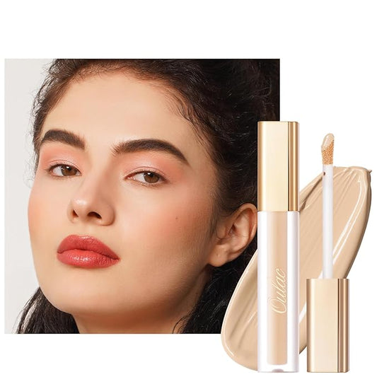 Oulac Concealer Full Coverage, Concealer Stick for Dark Circles, Hydrating Concealer Infused with Hyaluronic Acid, Lightweight, Long Lasting, Vegan Concealer 3.8ml, Shade: C2 Ivory-Velvo Beauty