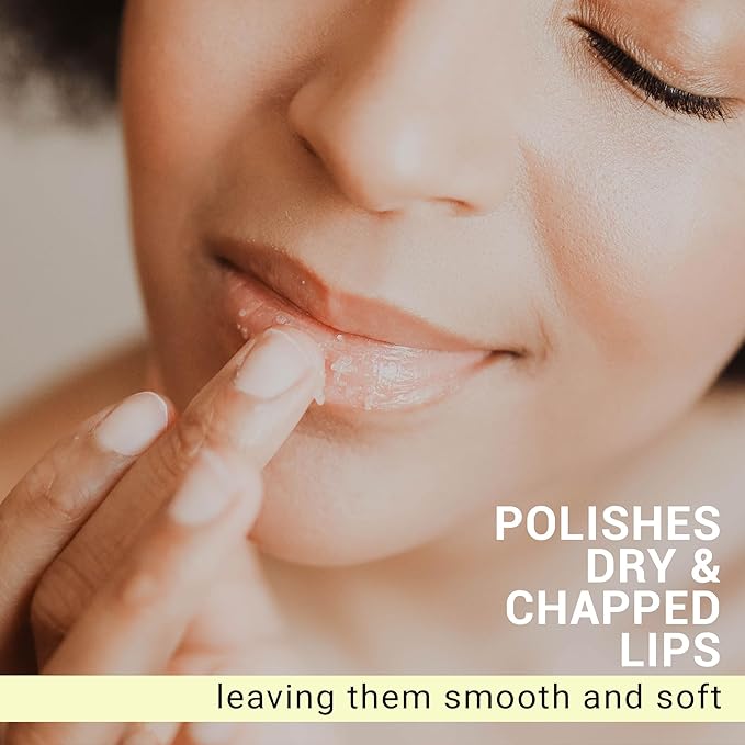 Organic Lip Scrub Mint - Lip Scrubs Exfoliator & Moisturizer, Lip Exfoliator Scrub, Sugar Lip Scrubs, Lip Sugar Scrub, Lip Care Products for Chapped Lips, Lip Scrubber, Lip Moisturizer for Dry Lips-Velvo Beauty