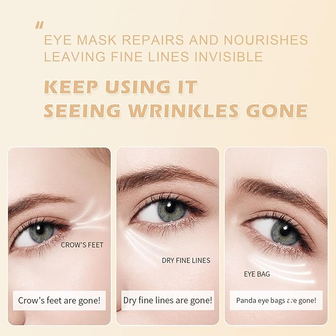 24k Gold Under Eye Patches,60PCS Collagen Eye Masks for Puffy Eyes,Dark Circles,Reduce Wrinkles,Natural Refresh Revitalizing Eye Skin Care Products-Velvo Beauty